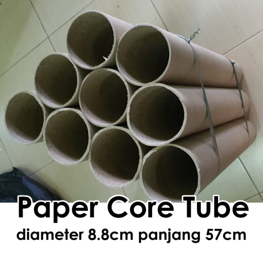 Paper Core Tube 57cm Tabung Kertas Selongsong Klos Gulungan untuk Packing Sticker