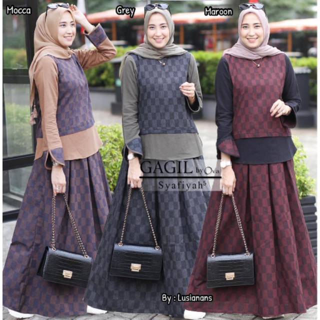 SYAFIYAH SET#5 ORI GAGIL BY LUSIANA
