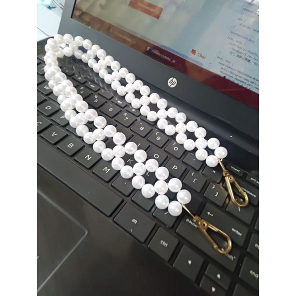 tali tas mutiara 60cm / Bag Strap / strap mutiara / strap bag / tali tas