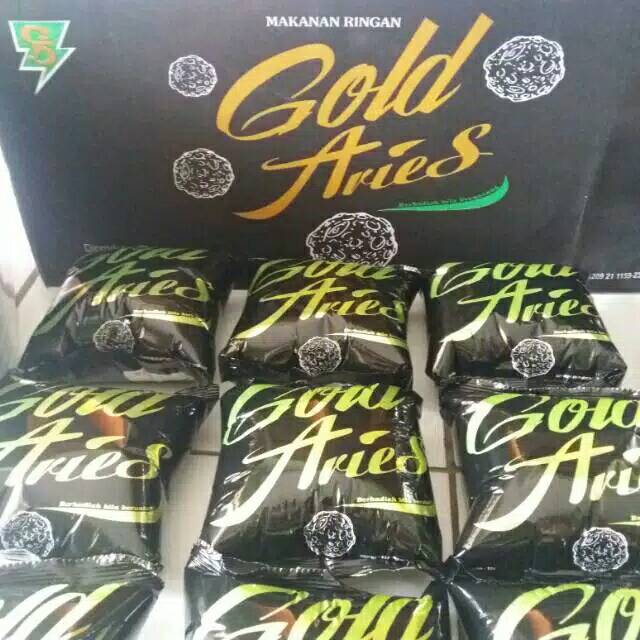 Snack berhadiah gold aries isi 5 pcs