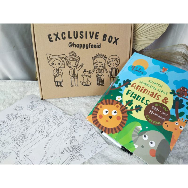 Ready Stock Bilingual sound book Series Animal & plants