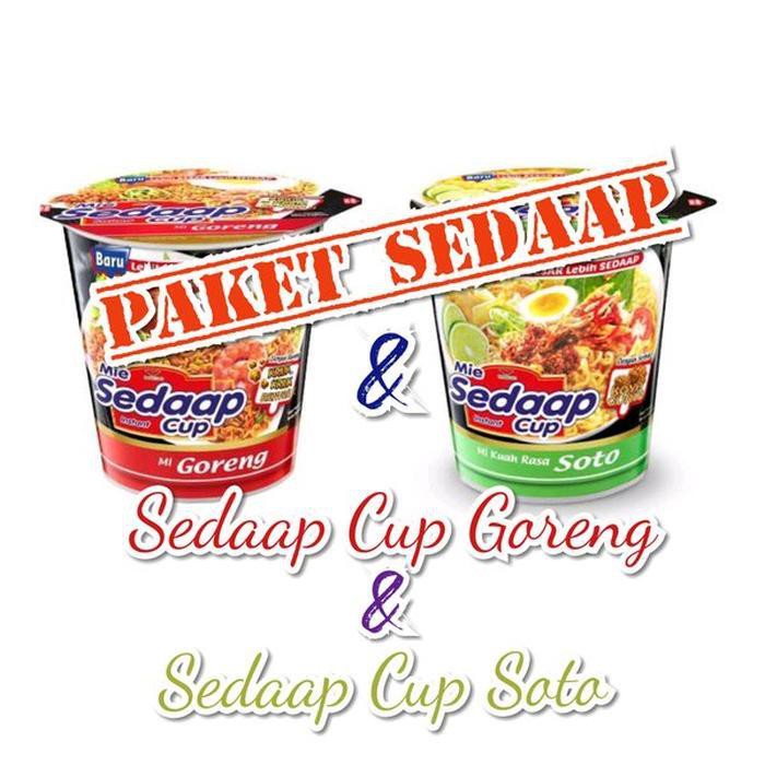 Jual Paket Sedaap Mie Instan Cup Goreng Soto Shopee Indonesia