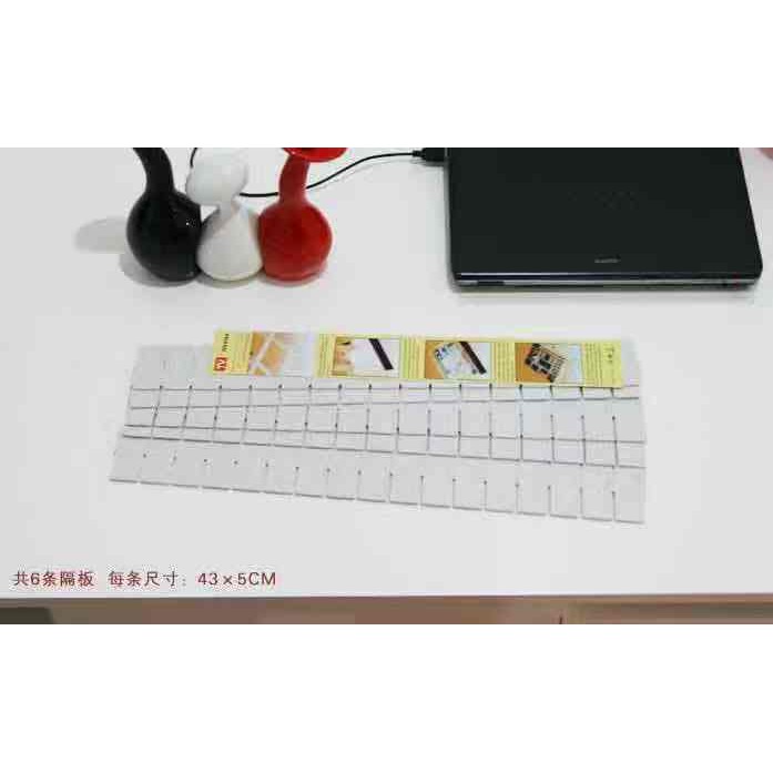 Partisi Plastik Pembatas Laci / Area Partition *90