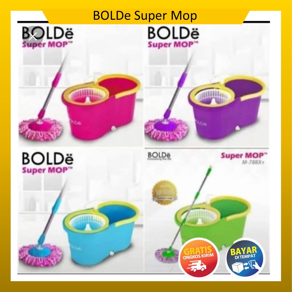 Alat Pel Lantai BOLDë Super Mop Pel / Alat Pel Lantai Super Mop Bolde Multifungsi/Bolde Super Mop Pe