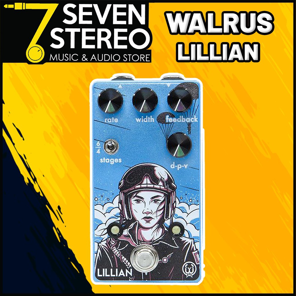 Walrus Audio Lillian Analog Phaser Guitar Effects Pedal