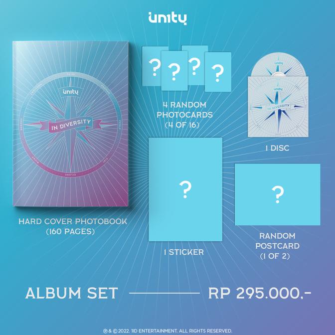 IN DIVERSITY ALBUM SET 1st Press - UN1TY 1st Physical Album Termurah