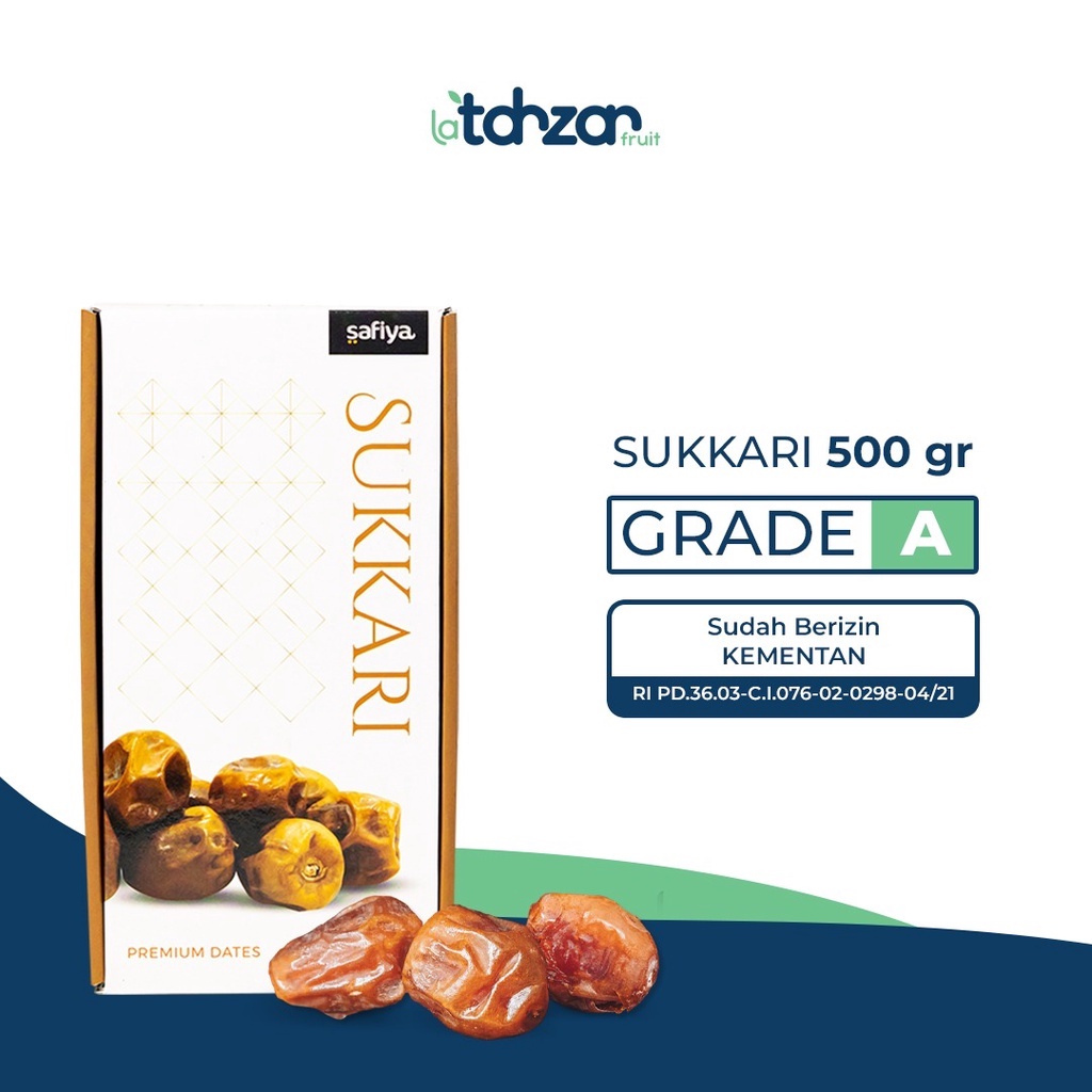 Kurma Sukari 500 gram Kurma Basah / Kurma Raja Oleh-Oleh Haji dan Umroh Premium