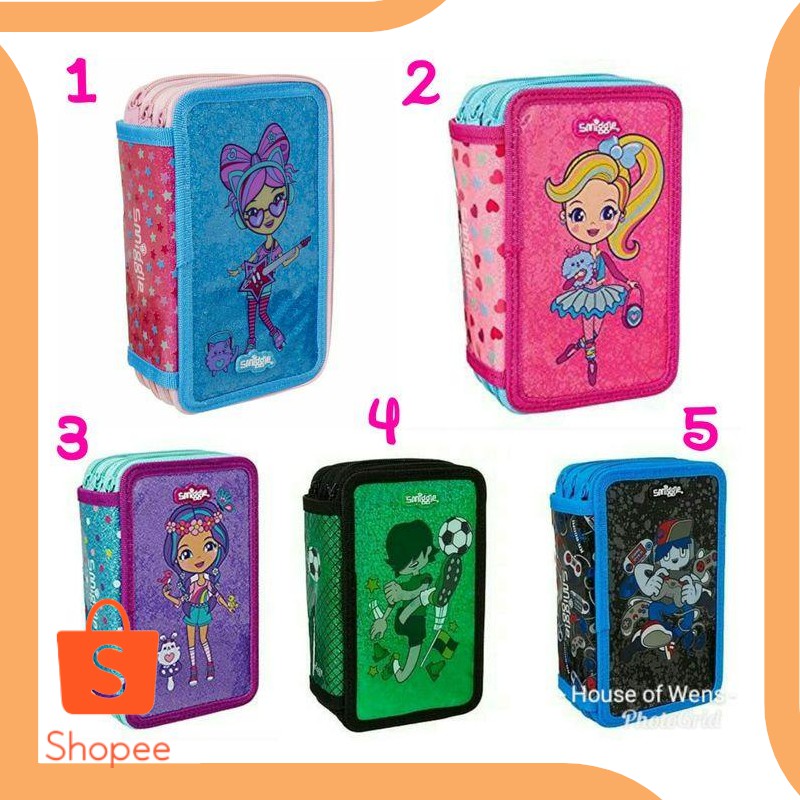 

Jual last stok SMIGGLE SQUAD TRIPLE PENCIL CASE KIT - TEMPAT PENSIL SET SMI Limited