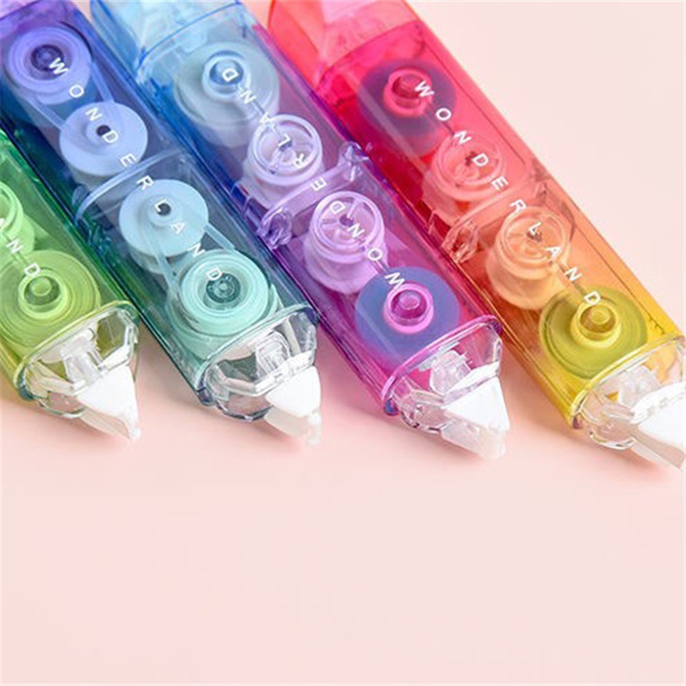 Correction Tape 2 In 1 Kepala Ganda Warna Gradasi Untuk Pelajar