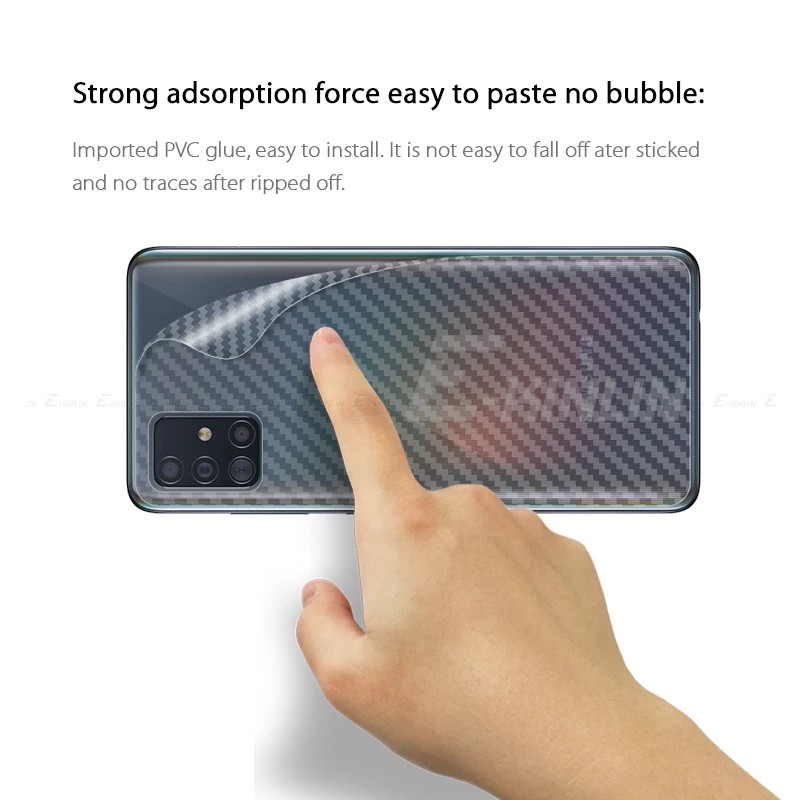 PROMO Tempered Glass SAMSUNG Galaxy A71, A51 Anti Gores Kaca BONUS SKIN CARBON Anti Gores BelakangHP