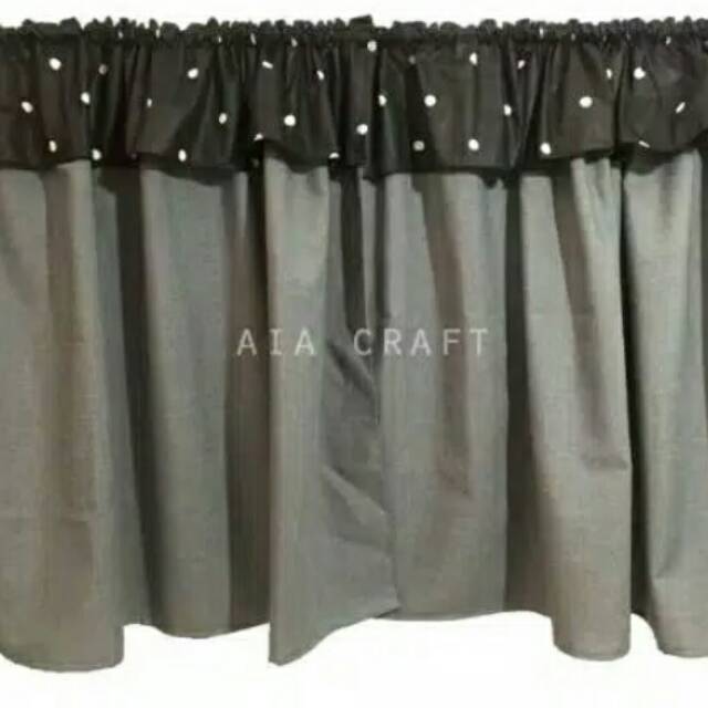 Gorden kolong dapur poni atas