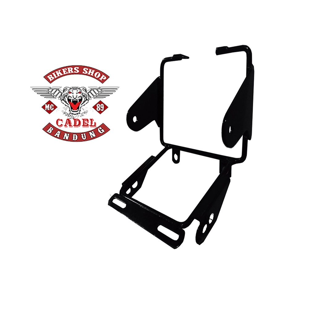 Braket Lampu Pesek Scorpio Lama Dudukan lampu variasi Headlamp yamaha BONUS STIKER merch CADEL