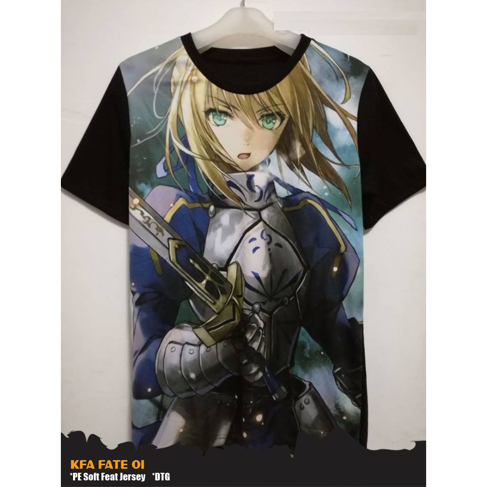 KFA FATE 01-Kaos Fullprint Anime Fate Stay Night
