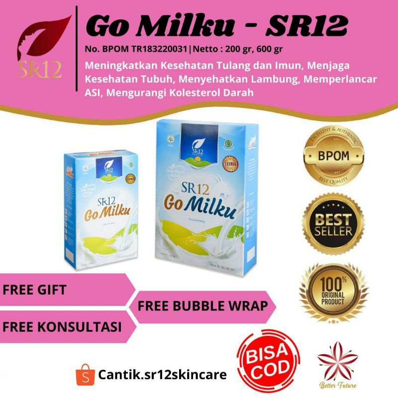 

Go Milku SR12 SUSU BUBUK ETAWA / susu kambing / susu etawa / susu bubuk / susu SR12