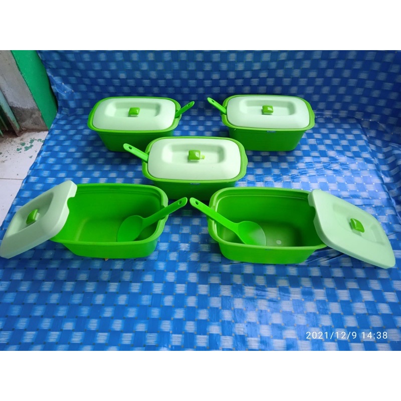 Prasmanan set plastik isi 5