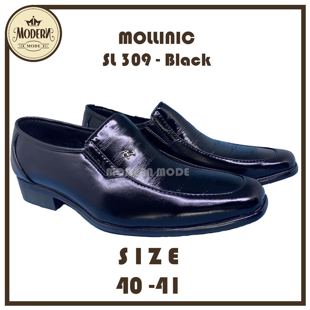 Sepatu Pantofel Pria Mollinic SL 309 │ Sepatu Formal │ Sepatu Kerja │ Sepatu Kantor