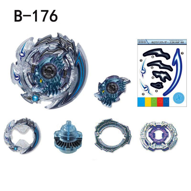 Set Mainan Gasing Beyblade Burst B-176 hollow deathscyther B176 Dengan Gagang Peluncur