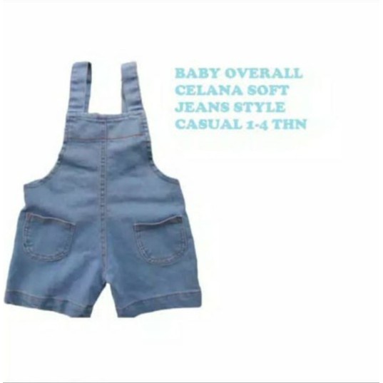 OVERALL CELANA BAJU KODOK JEANS ANAK 1-3Th Jumpsuit Anak Jeans OVERALL JEANS ANAK/ BAJU KODOK ANAK/ OVERALL ANAK