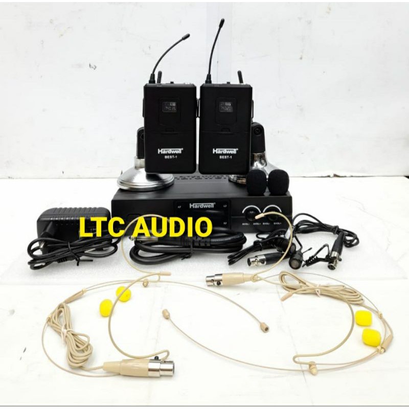 MIC WIRELESS HARDWELL BEST 1 CLIP ON + HEADSET / HARDWELL BEST 1 / HARDWELL BEST 1 CLIP