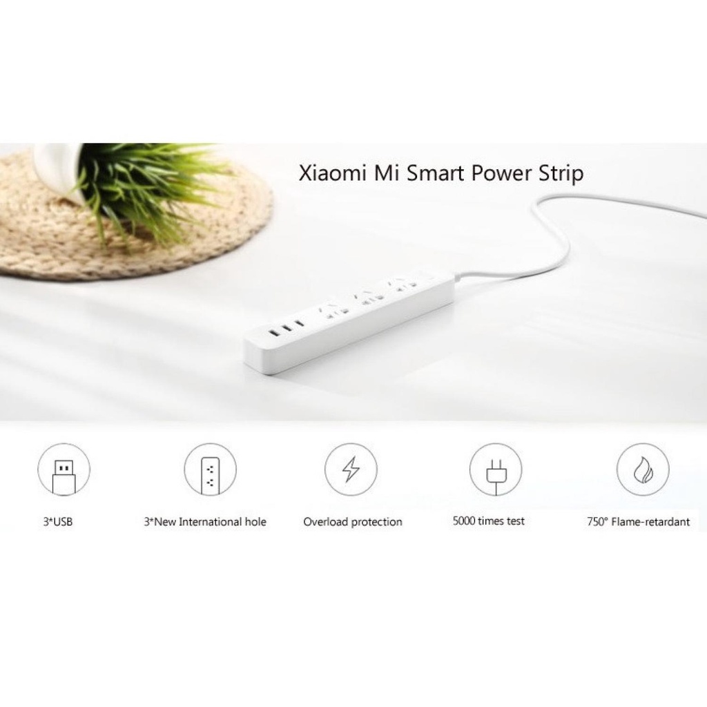 COD Stop Kontak Gepeng SNI / Smart Power Strip 3 Plug dengan 3 USB Port 2A