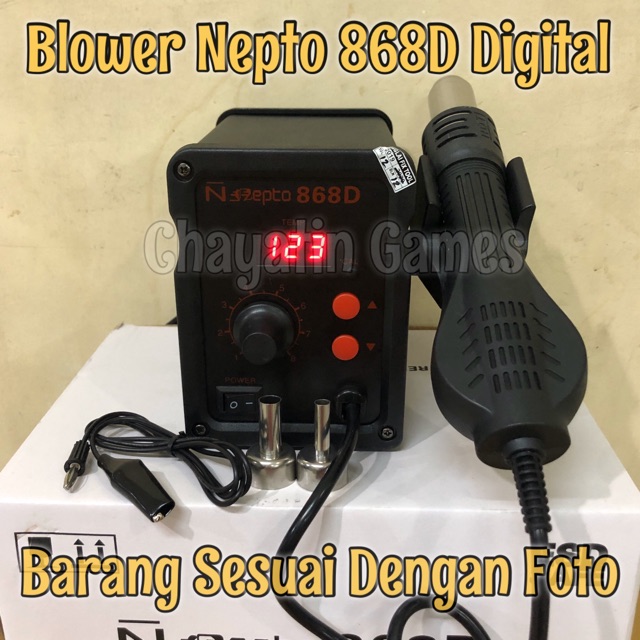 Blower Nepto Type 868D Original Model Digital Otomatis On - Off