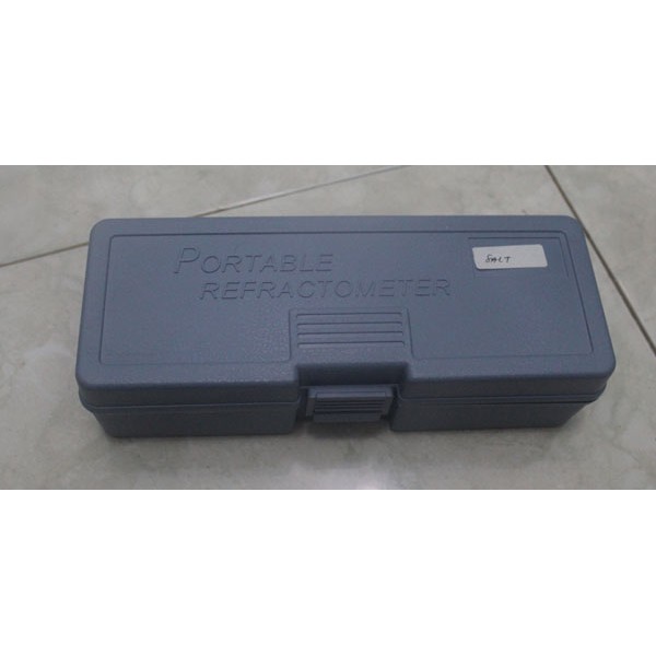 Salinity Refraktometer Alat Ukur Kadar Garam Refractometer untuk Akuarium Air Laut 0-100% ATC