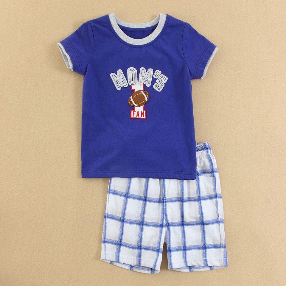 BABY BOY SUIT PANT BASEBALL BLUE