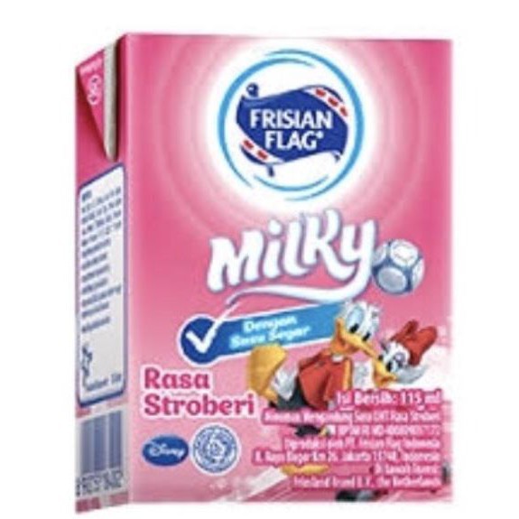 

Frisian Flag Strawberry Zuzhu Multiple Pack Susu UHT [6 pcs/ 115 mL]