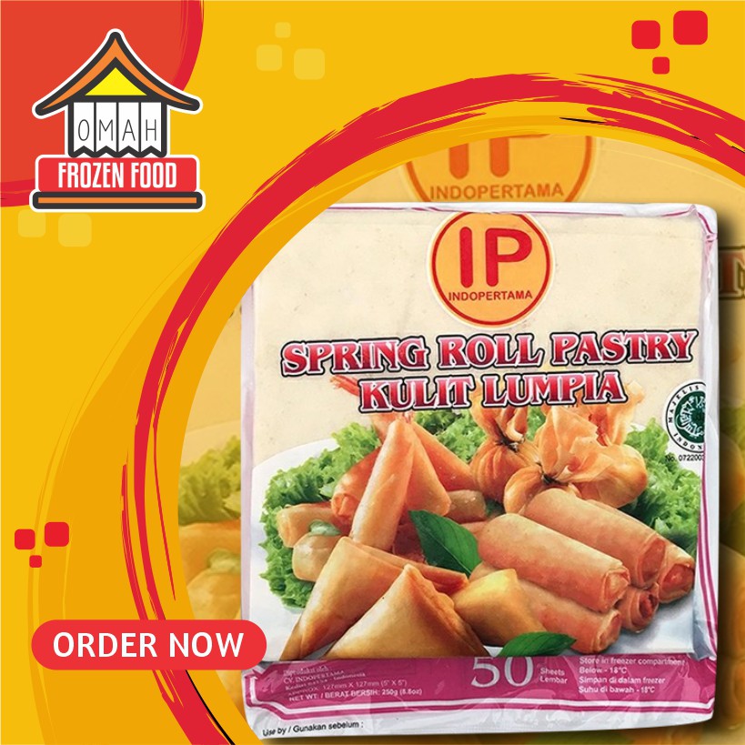 

IP Kulit Lumpia Kecil 50 Lembar (NON COD DILUAR KOTA JATENG)