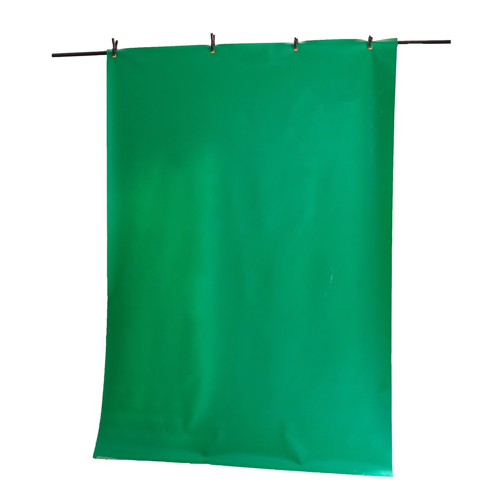 IMPODIO T-Shape stand + Background IMPODIO HIJAU muda/tua FREE jepit 4pcs