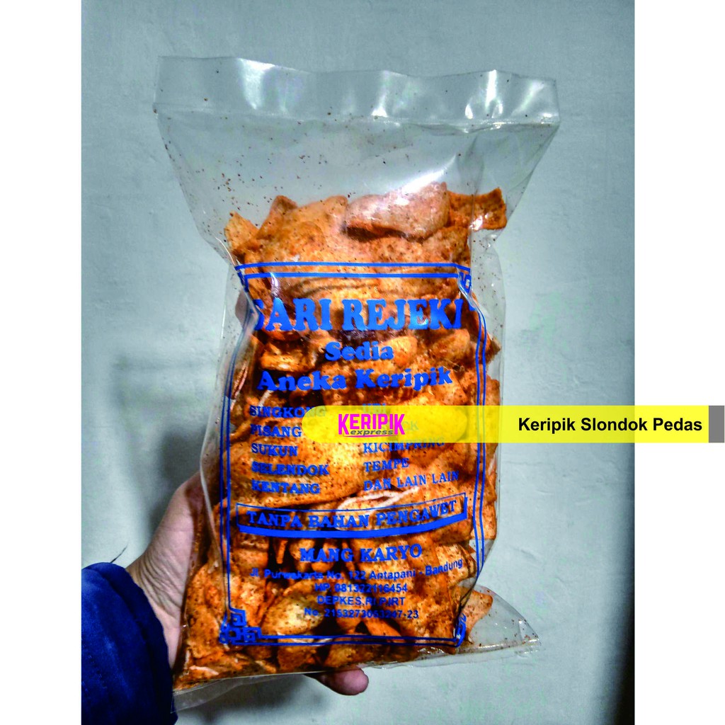 

Kerupuk Slondok Pedas Sari Rejeki Bandung 200 gr