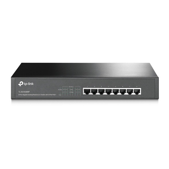 TP-LINK TL-SG1008MP 8-Port Gigabit Desktop/Rackmount Switch with 8-Port PoE+ TP LINK