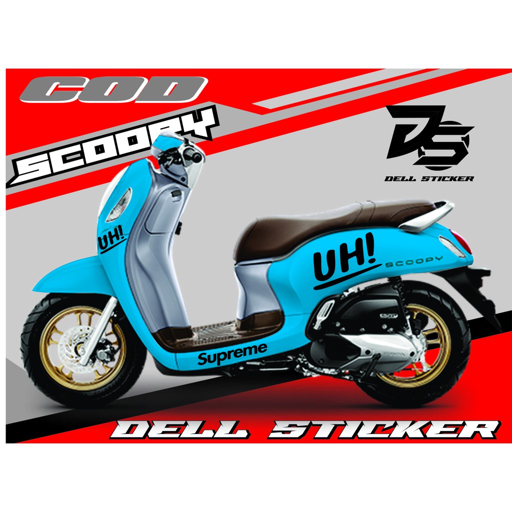 Sticker Scoopy UH Supreme Sticker Scoopy cutting sticker 2017-2021