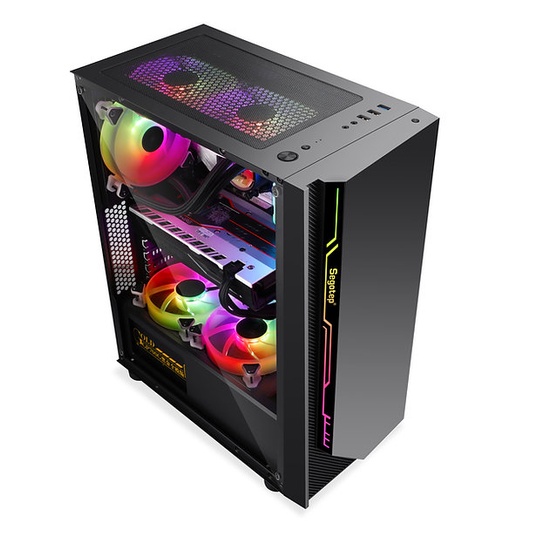 Segotep Nova S6 Tempered Glass Casing PC Gaming