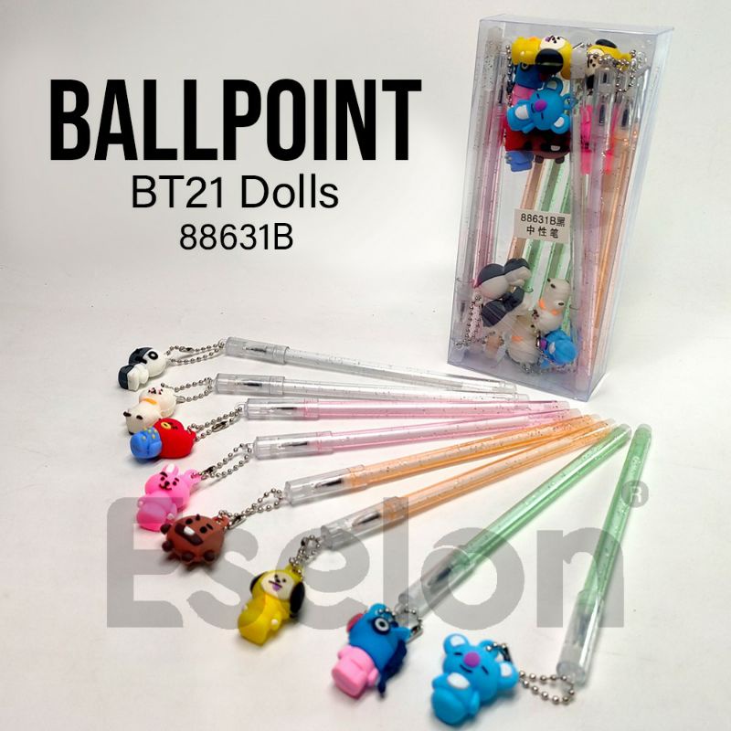 

Pulpen bt21 gantungan boneka