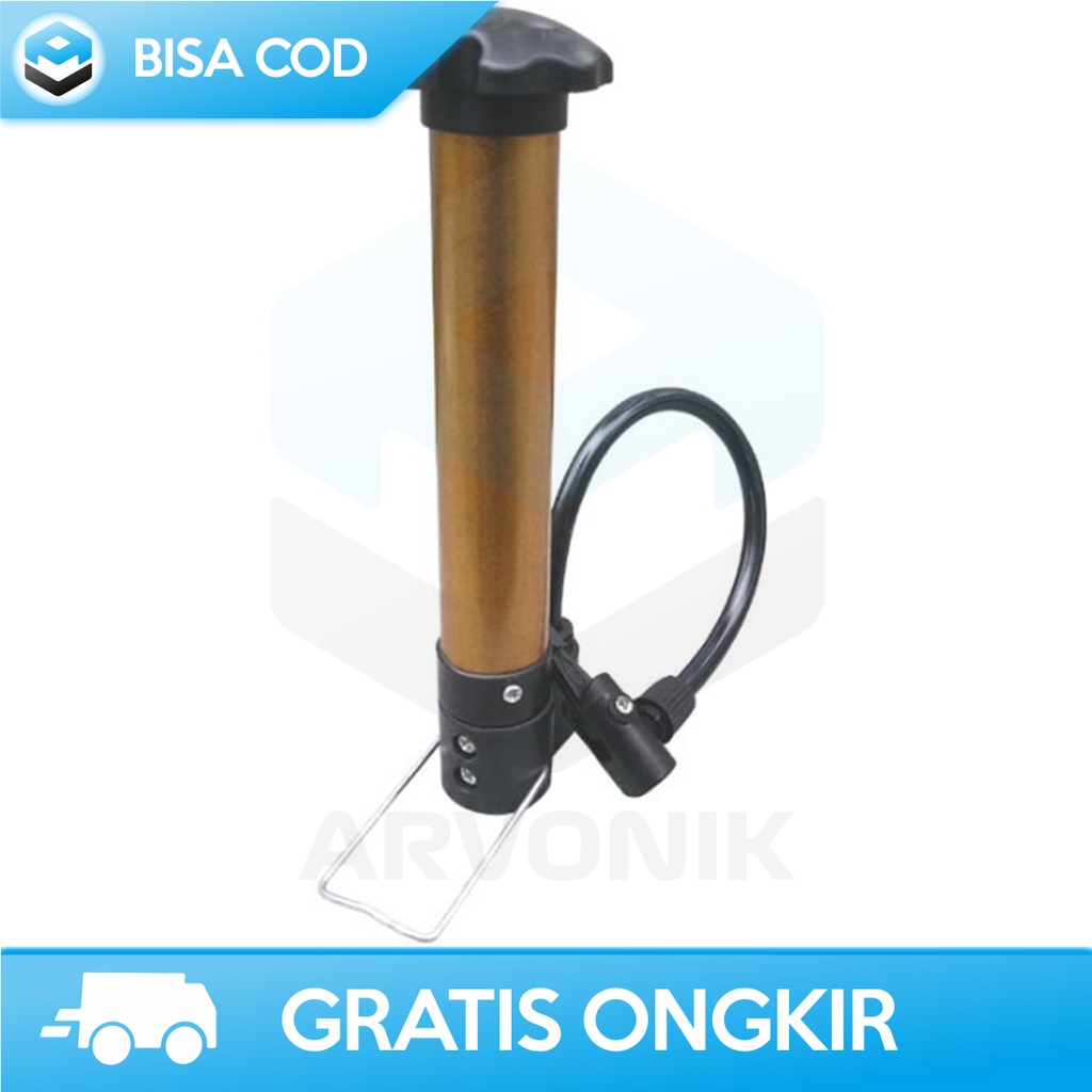 POMPA ANGIN BAN SEPEDA TAFFFSPORT DESAIN MINI PORTABLE SERBAGUNA ORI