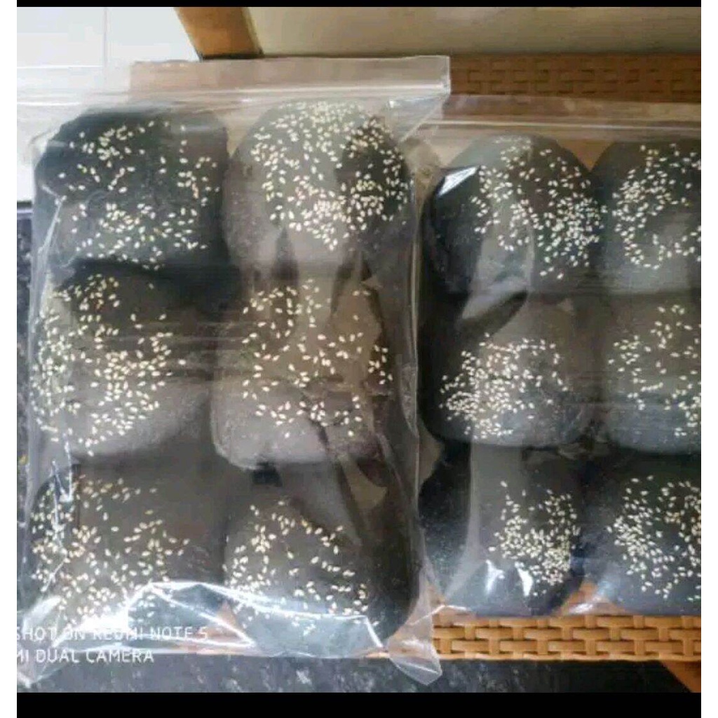 Roti Burger Black Wijen Isi 6 Pcs