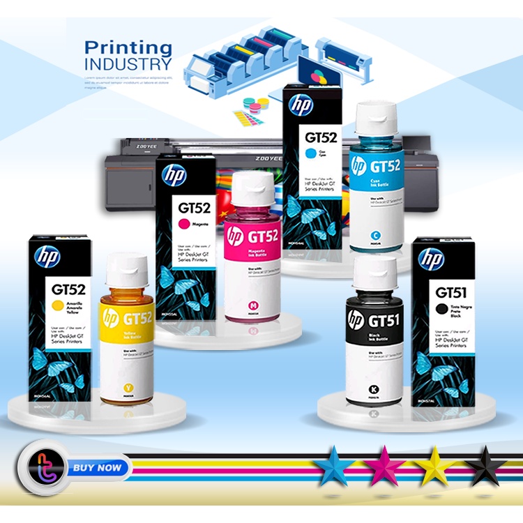 Tinta printer HP GT-51 GT-52 ink 115 310 315 410