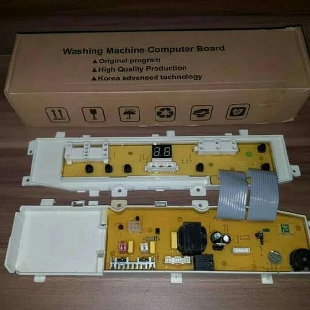 PCB MODUL MESIN CUCI WA 80V3 WA 90V3 Panel Digital MESIN CUCI 1 TABUNG TOP LOADING