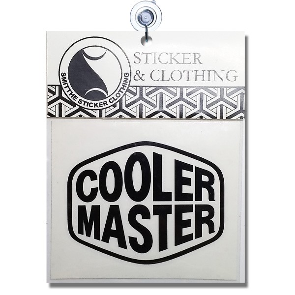 Stiker Cooler Master Logo Cutting Sticker untuk aksesoris Mobil Motor