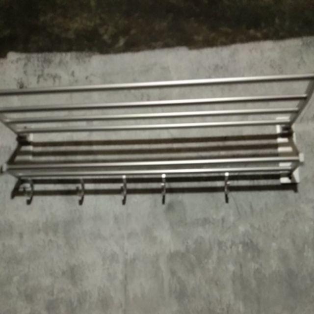 Fs Rak Handuk Rak Dinding Rak Toilet Rak Aluminium Rak Multifungsi Rak Kamar Mandi Rak Tempat Sabun