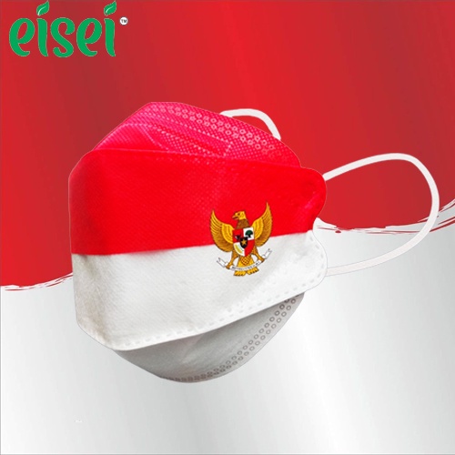 Masker Eisei KF94 Series Kemerdekaan/Masker Merah Putih/Masker Doreng