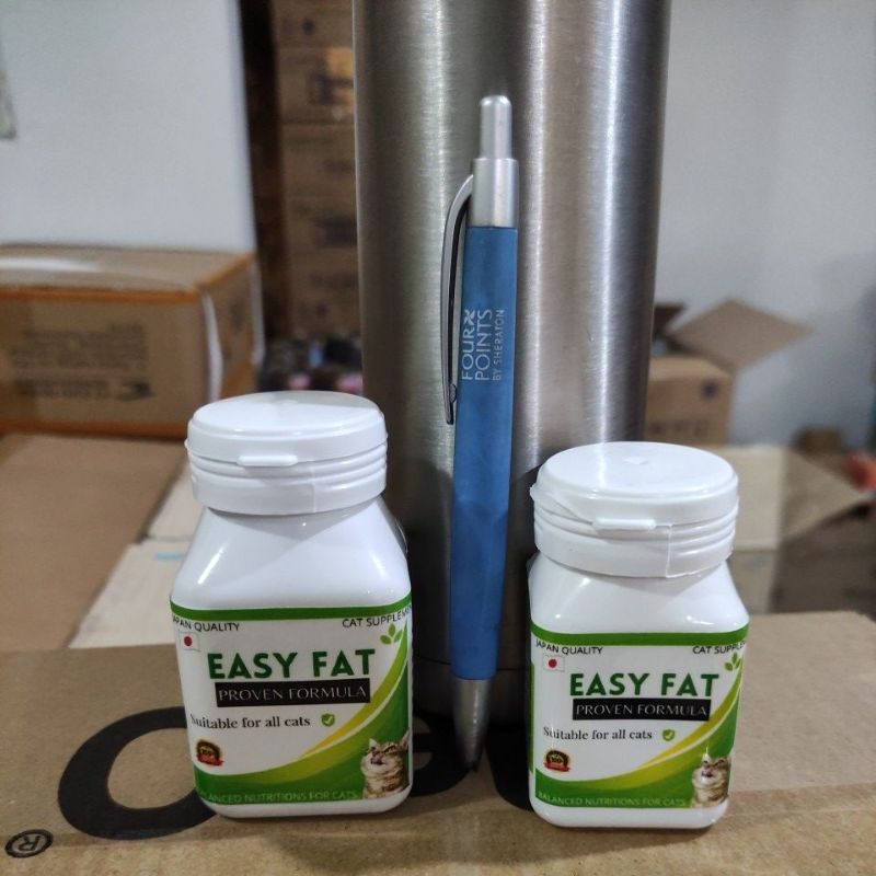 Easy Fat Penggemuk menggemukkan kucing isi 50 or 25 tablet