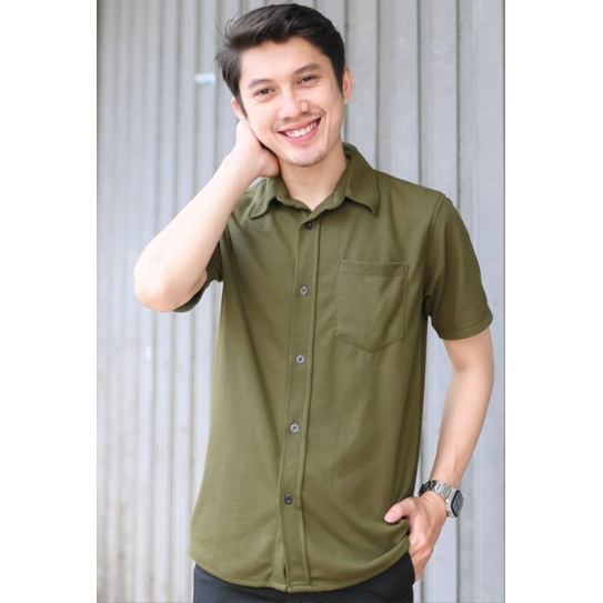 (COD) KEMEJA POLOS PRIA / KEMEJA POLOS PIQUE / KEMEJA CASUAL SLIMPIT / KEMEJA POLOS PRIA / KEMEJA PIQUE PREMIUM