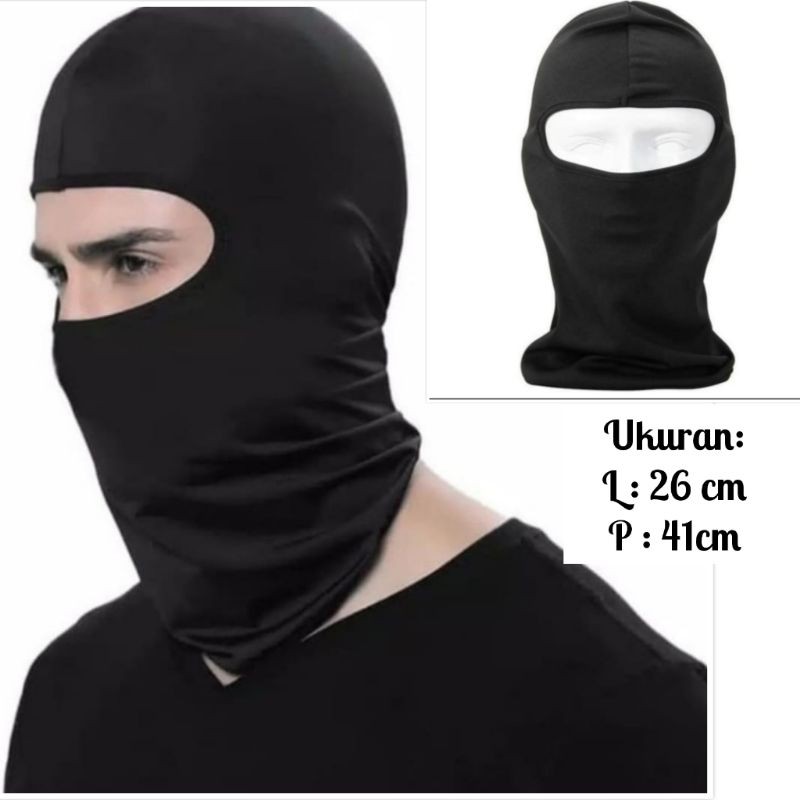 Masker Ninja / Bala clava / Sarung kepala / pengendara motor