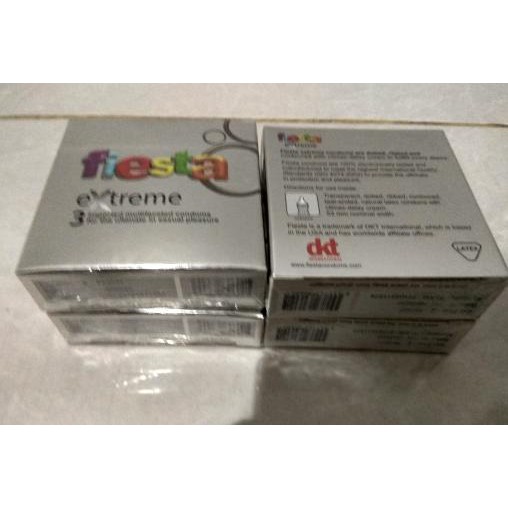 Fiesta Extreme - Kondom Komplit!! (Tahan Lama Bergerigi Berulir Jd 1)