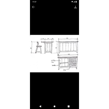 Custom meja ukuran 120x80x90