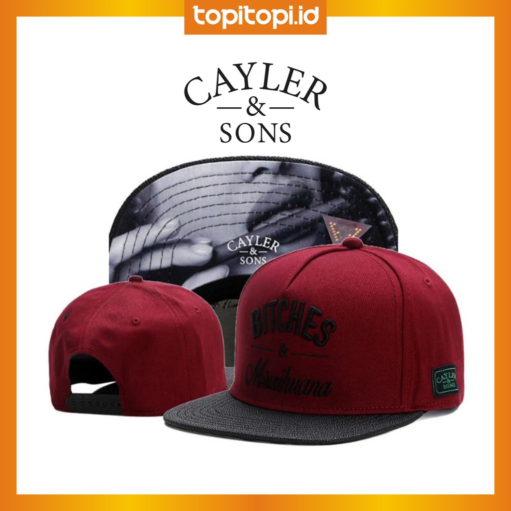 CAYLER & SONS BITCHES SNAPBACK ORIGINAL IMPORT