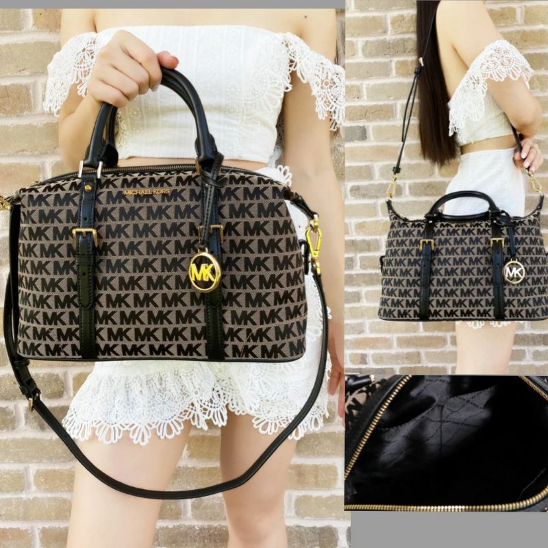 Ready Michael Kors MK Ginger Large satchel