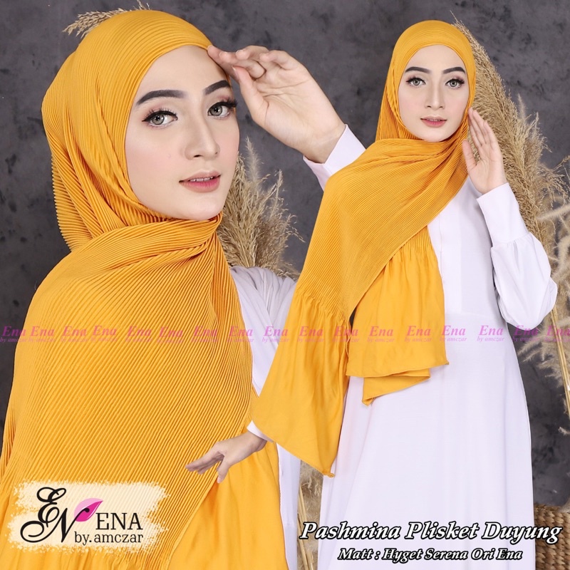 GS Pashmina Plisket Lidi  ENA Hyget Kupu Kupu